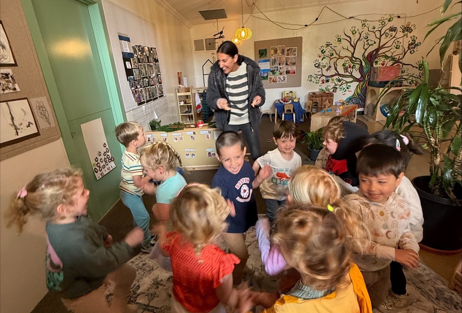 Preschoolers at Kol Shofar